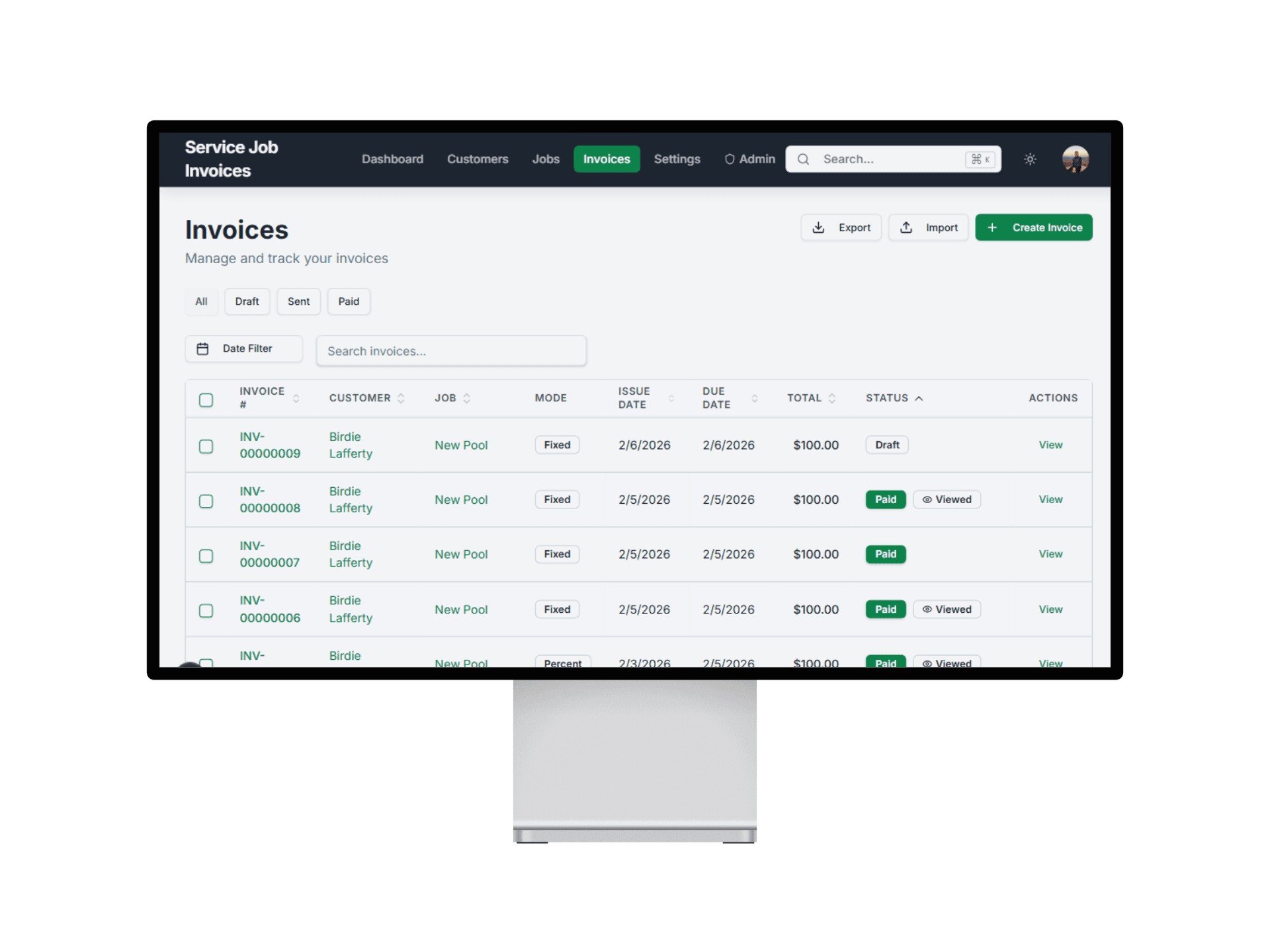 Payments step 1 send client invoice with payment link